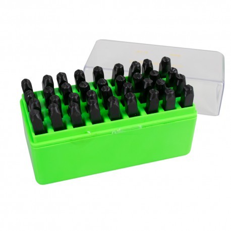 Jeu de 36 poinçons à frapper de 5mm avec lettres A-Z et chiffres 0-9