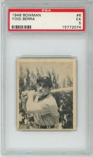 1948 Bowman Yogi Berra #6 PSA 5