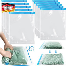 Vakuumbeutel Set 40x60cm für Reisen und Lagerung, wiederverwendbar, platzsparend