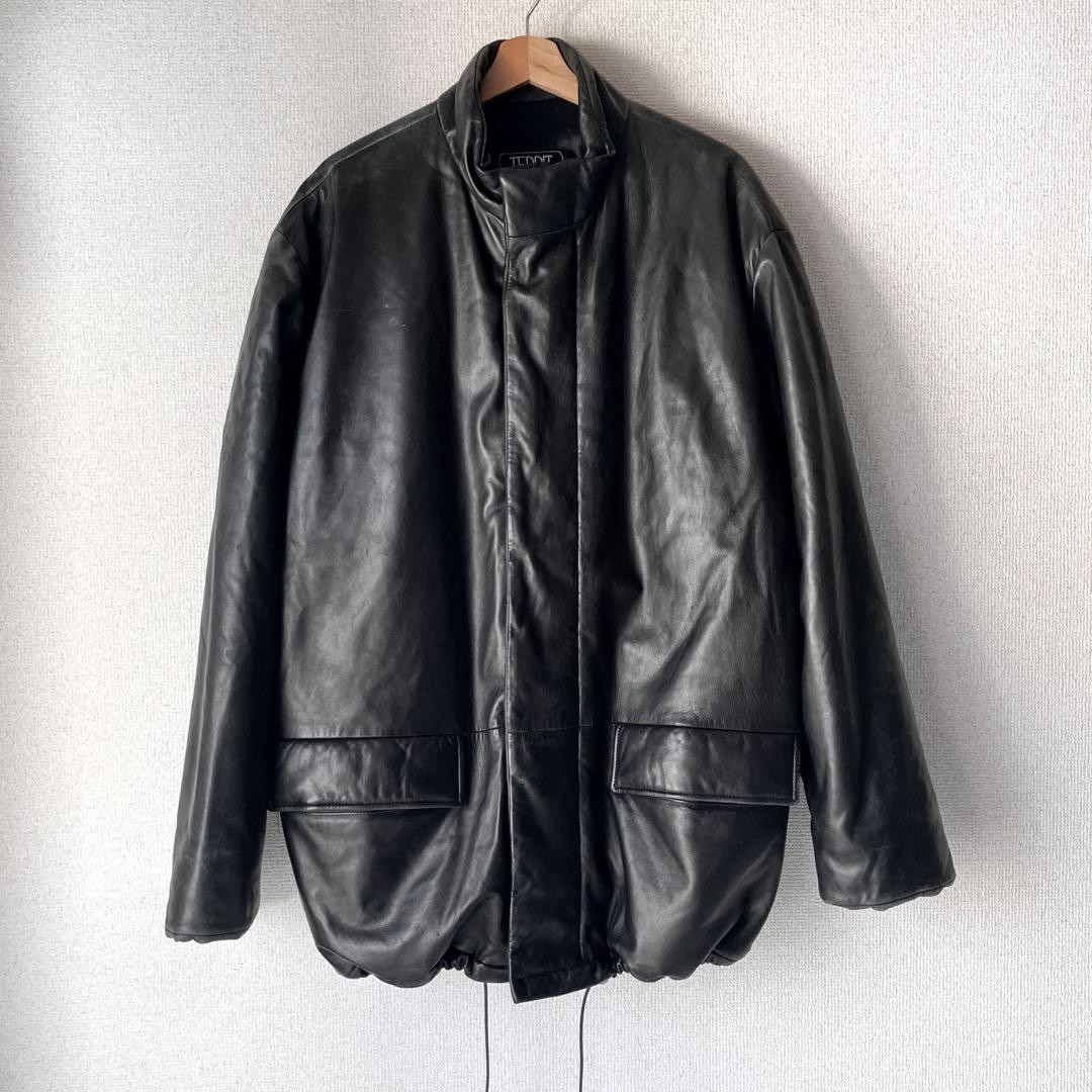 GIORGIO ARMANI archive 90s lambs leather down jacket rare Men's