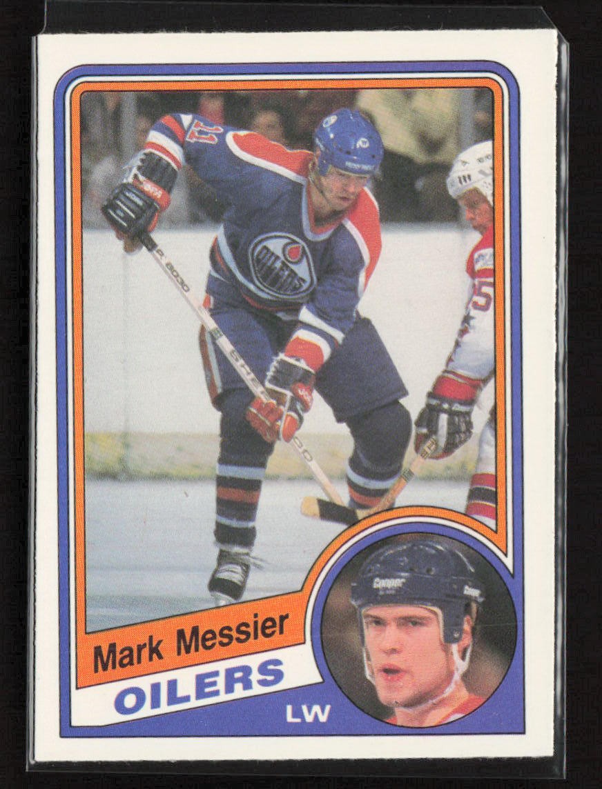 1984-85 O-Pee-Chee #254 Mark Messier Edmonton Oilers Near Mint or Better