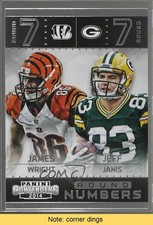 2014 Panini Contenders Round Numbers James Wright Jeff Janis #14 READ 7l6