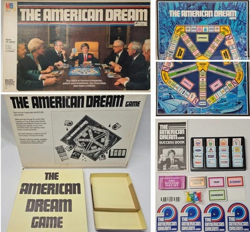 Vintage 1979 Milton Bradley Boardgame The American Dream Game MINT Complete 4922