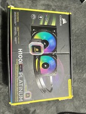 Corsair H100i RGB Platinum Liquid CPU Cooler Hydro Series 120mm RGB Black NO FAN