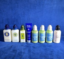 L occitane Lotion , Shampoo Conditioner Bundle - 8 Pieces Travel Size.