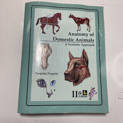 #ad #ad Anatomy of Domestic Animals: Systemic amp; Regional Approach by Pasquini 11th b23 $83.64