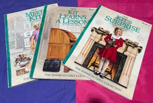 Lot 1-3 The American Girl Collection 1934 Kit Chapter Books by Valerie Tripp Set