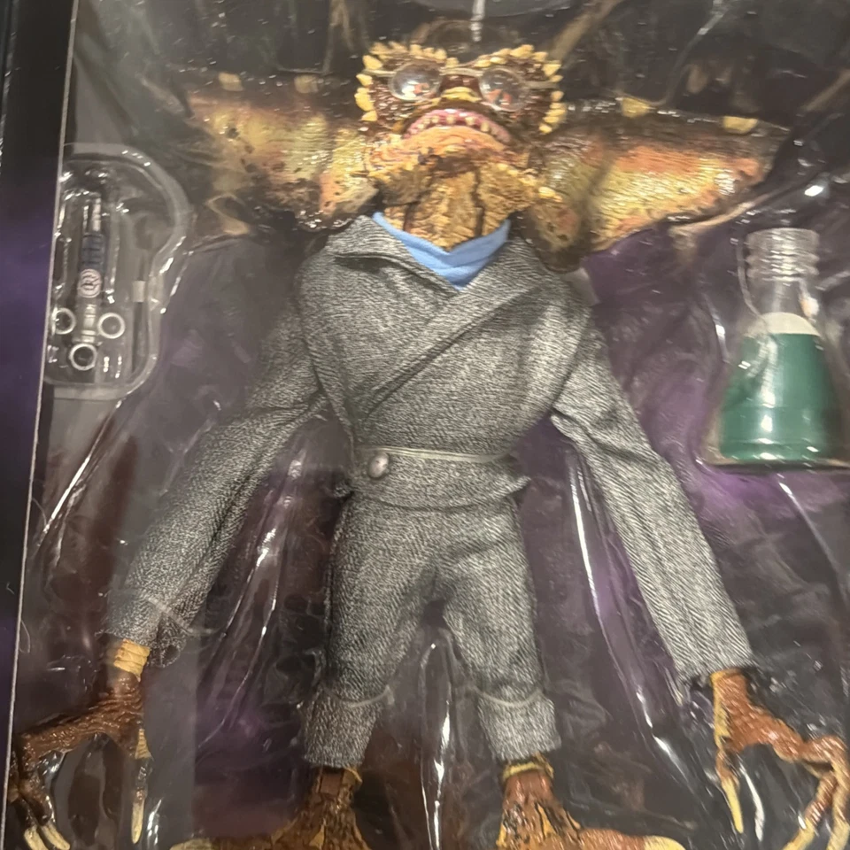 Figura de acción NECA Gremlins 2 The New Batch Brain 7 pulgadas caja dañada Foto 2 de 4