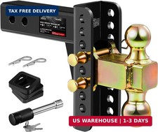 XPE Adjustable Trailer Hitch, Fits 2.0-Inch Receiver, 6-Inch Drop/Rise,2""  2-5