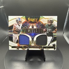 Panini 2024 Select Saquon Barkley White Prizm Multiverse Memorabilia /99