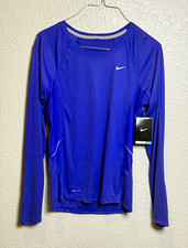 Nike Dri-FIT Women s Long Sleeve Crew Neck Moisture Wicking Running Top XS