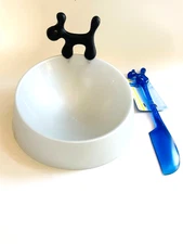 Dog bowl and spatula Koziol 1998. 1999. German Design Jan Hansen, Frank Person 