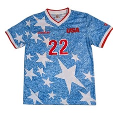 Streaker Sports USA National Team 1994 World Cup Jersey #22 Lalas Mens LARGE 
