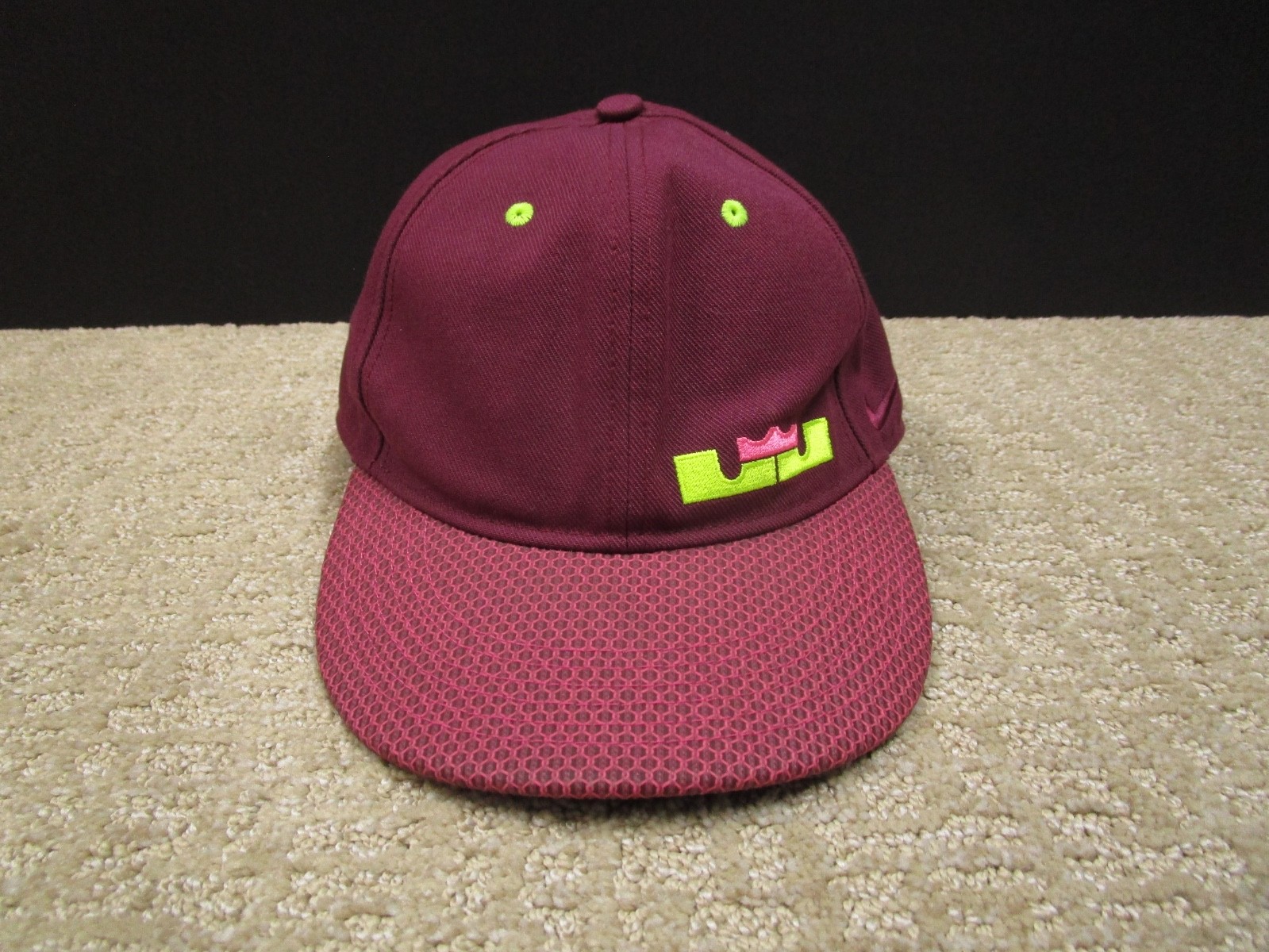 Nike Cap Hat Snap Back Men Adjustable Purple Lebr… - image 1
