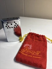 Vintage Jon-E Aladdin #74 Mfg. Co. Hand Warmer With Original Case