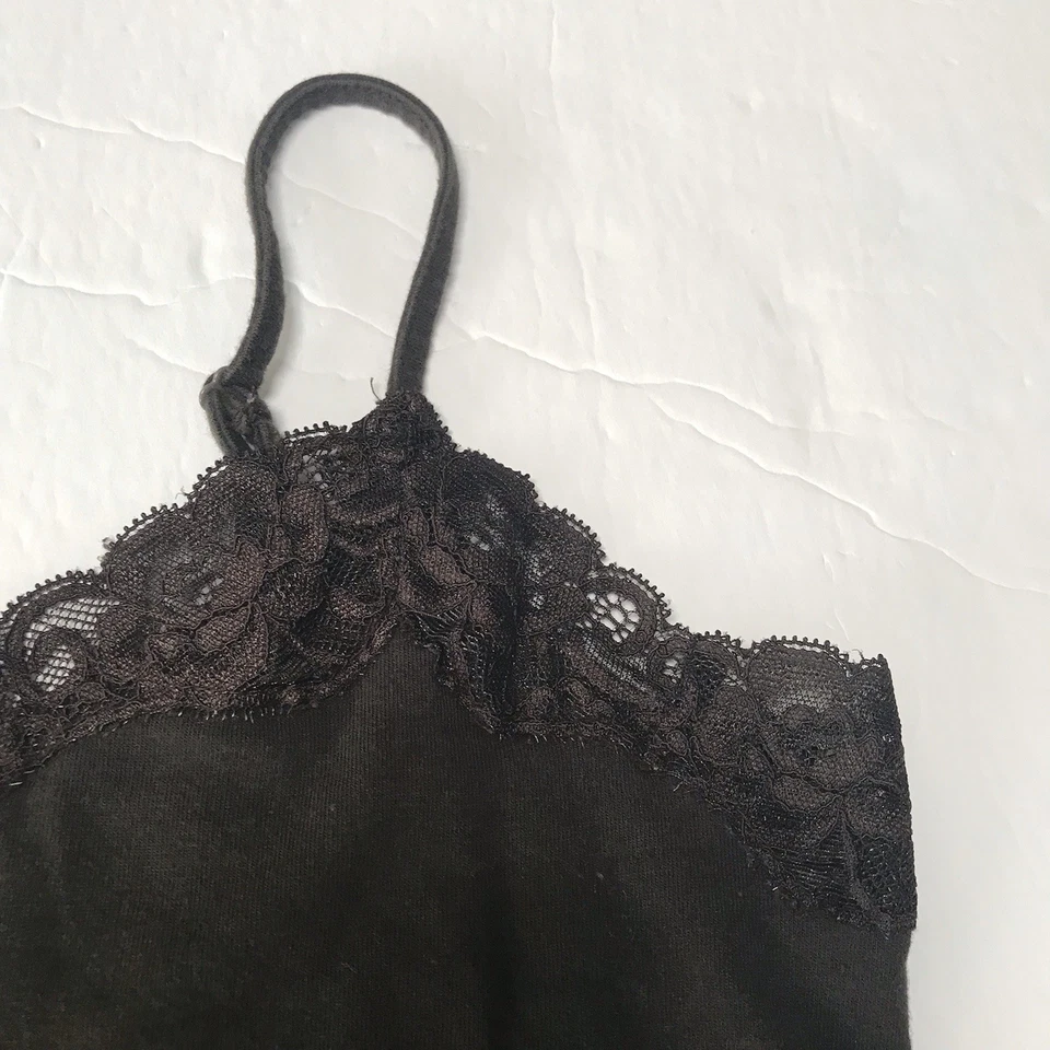 Y2K Top Women Small Cami Babydoll Lace Crop Coquette Fairy Grunge Whimsigoth - Image 4 of 4