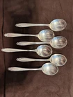 INTERNATIONAL STERLING SILVER PRELUDE ROUND CREAM 6 1/2" SOUP SPOON - NO MONO