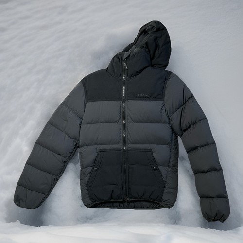 C.C. Filson XS Faded Black Goose Down Filled Puffer Jacket Double Zip Winter
