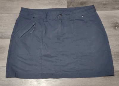 Title Nine Big B Skort Womens 14 Blue Skirt Ripstop Outdoor Hiking 190949