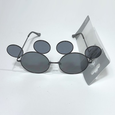 NWT! DISNEY PARKS Mickey Mouse Ear Black Tinted Sunglasses Disney Parks Mickey Mouse Ear Icon Sunglasses Adult UV  main image 4