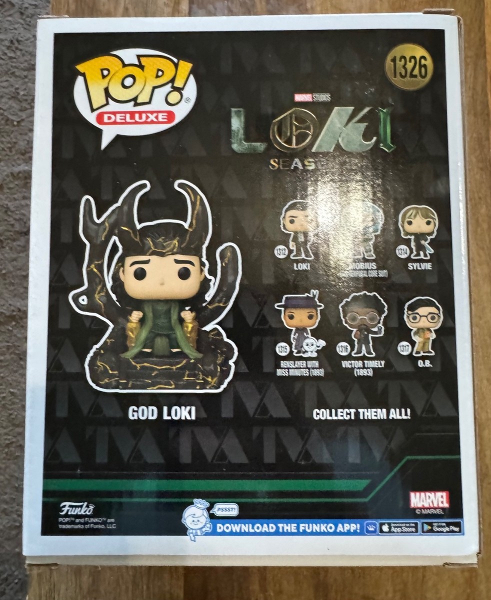 Funko Pop! Deluxe God Loki 1326 Loki Season 2 Vinyl Figure | eBay