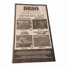 Sega Genesis 32x Moto Cross Championship Manual