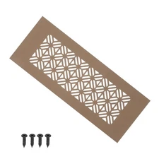 8 x 3 Inch Door Air Vent Cover Heavy Duty Grille Ventilation Brown