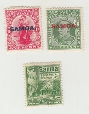 Samoa 3 x Stamps MH