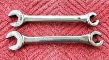Matco 2 Pc Sae Flare-nut Open-end Line Wrench Set 12 Wfc 166  916 Wfc 168