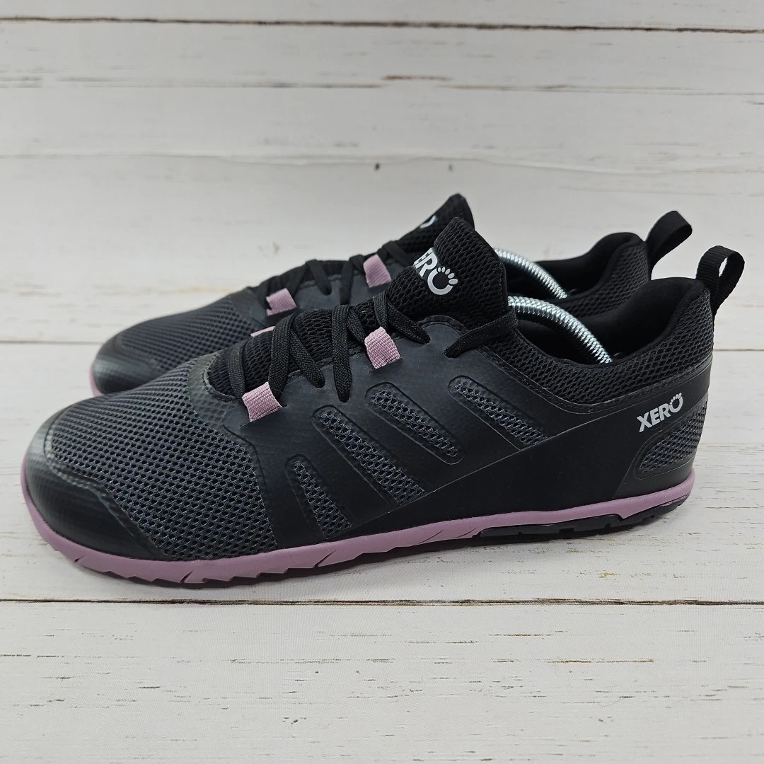 Xero Forza Womens 9 Shoes Sneakers Black Purple Barefoot Minimalist Run F220615W