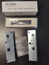 5.2Seagate 5.25" Tape Drive Adapter Kit, Beige – Rails, Bezel & Screws Included 
