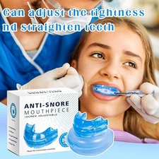 1X Adjustable Anti Snoring Mouth Guard Silicone Stop Snoring Device Sleeping Aid