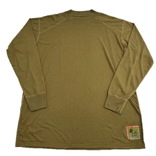 Peckham Frog Flame Resistant Shirt Men Large USMC Brown XGO Long Sleeve Military