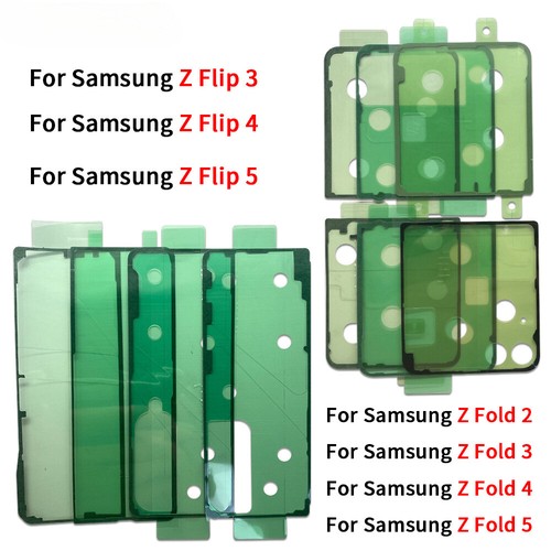 Für Samsung Z Flip 3 Flip 4 Flip 5 Fold 2 3 4 5 Akkudeckel Backcover Klebeband - Bild 2 von 12