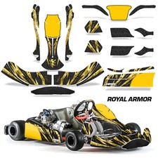 Autocollants Graphiques De Karting Pour CRG New Age NA3 ROYAL ARMOR Y K