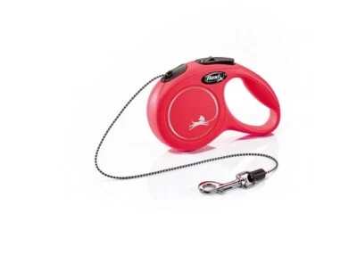 Flexi Nuevo Clásico XS Cuerda Automático Correa para Perros Hasta 8 KG 3M Rojo - Imagen 1 de 4