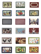 Oversized Premium Anti Fatigue Memory Foam Kitchen Mats - Assorted Styles