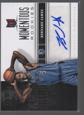BERNARD JAMES 2012-13 PANINI MOMENTUM MOMENTOUS ROOKIES ROOKIE AUTO CARD #76