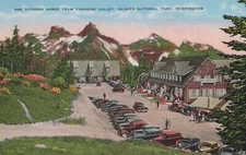 Postcard The Tatoosh Range from Paradise Valley Rainier Ntl Park WA 