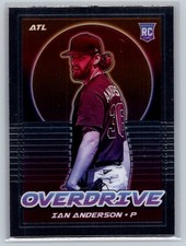 2021 Panini Chronicles Overdrive Baseball #14 Ian Anderson RC Atlanta Braves