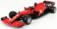 Burago 1/18 Ferrari F1 SF21 55 Sainz 2021 Modellbau 1:18 Statisches Modell