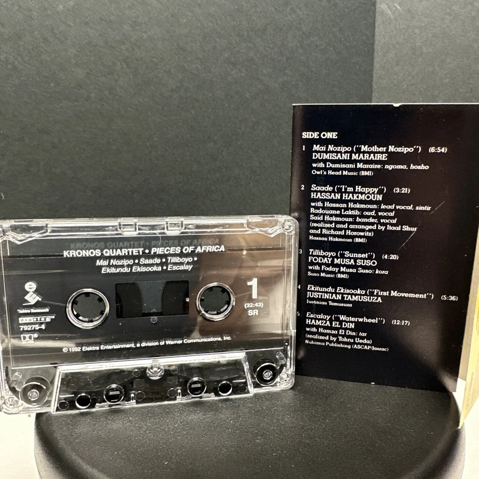 Kronos Quartet - Pieces Of Africa Cassette Tape, (1992), Afro-Cuban Jazz - Image 4 of 4