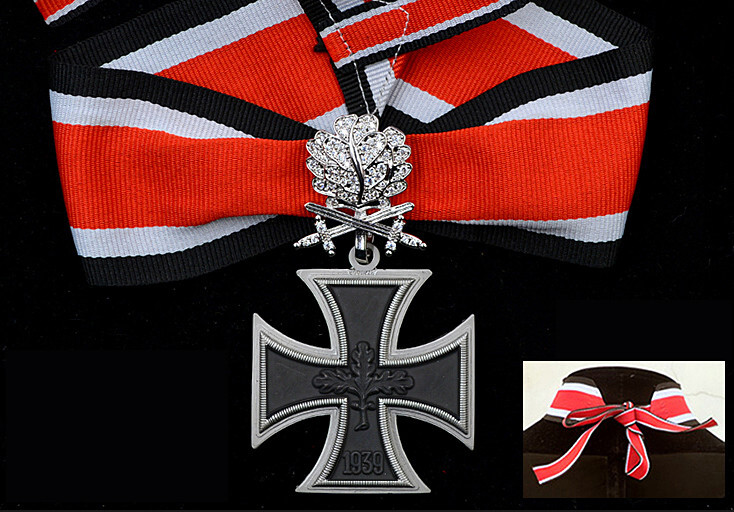 WWII German Army Knights Cross of the Iron Cross with Oak Leaves Swords Diamonds
