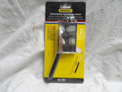 General Telescoping Inspection Mirror #560 2'' x 3-3/8'' Glass Mirror