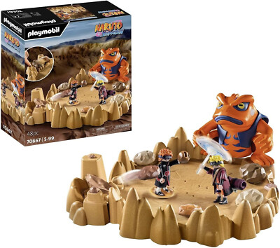 PLAYMOBIL 70667 Naruto Shippuden Naruto vs. Pain Spannendes Duell m. Riesenkröte