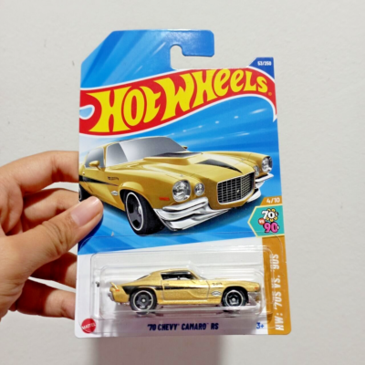 Hot Wheels 2025 Case C 70 Chevy Camaro RS Gold Mainline