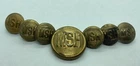 MSH MICHIGAN SOLDIERS HOME Buttons (7)  Union Civil Veterans GAR Grand Rapids MI