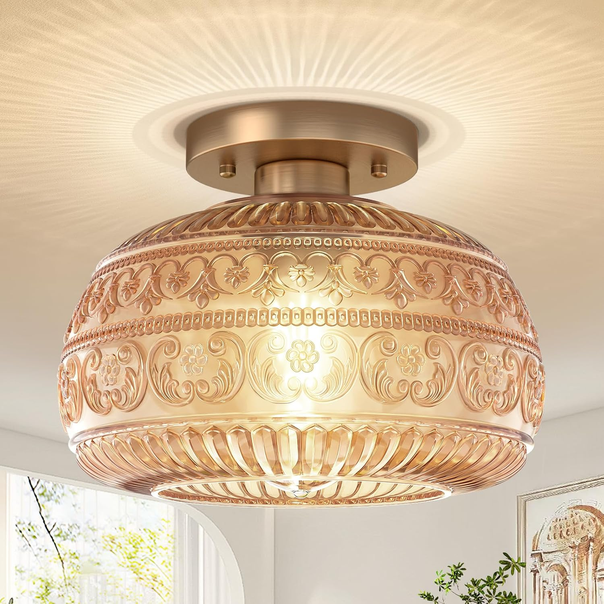 Vintage Flush Mount Ceiling Lights