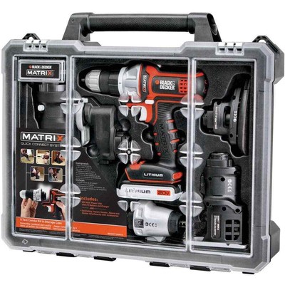 20V Max Lithium-Ion Cordless Matrix 6 Tool Combo Kit w/Storage Case