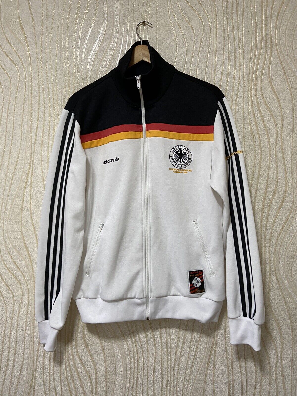 DEUTSCHLAND FOOTBALL TRACK TOP JACKET RETRO 310157 sz M | eBay